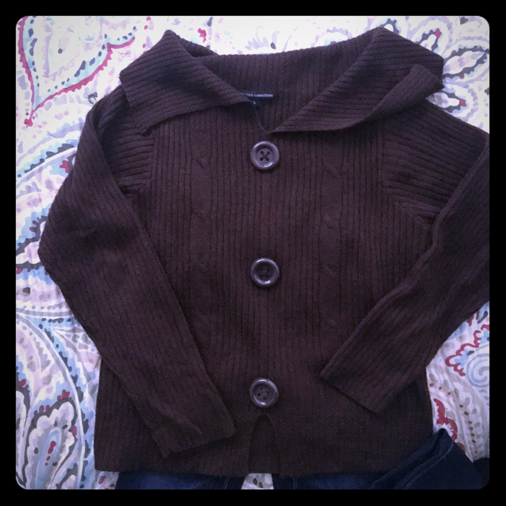 Vintage western connection Big Buttons sweater